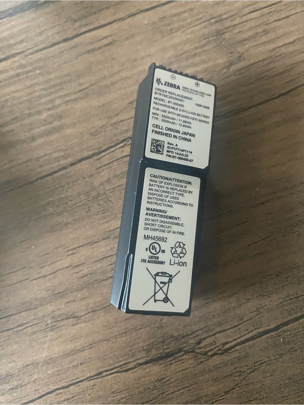 Black Li-ion Replacement Battery Pack - Picture 5 of 6